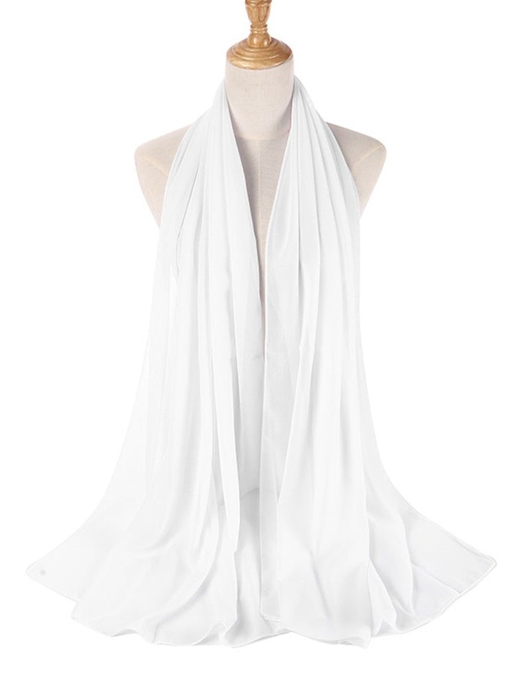 Chiffon Hijab Stirnband