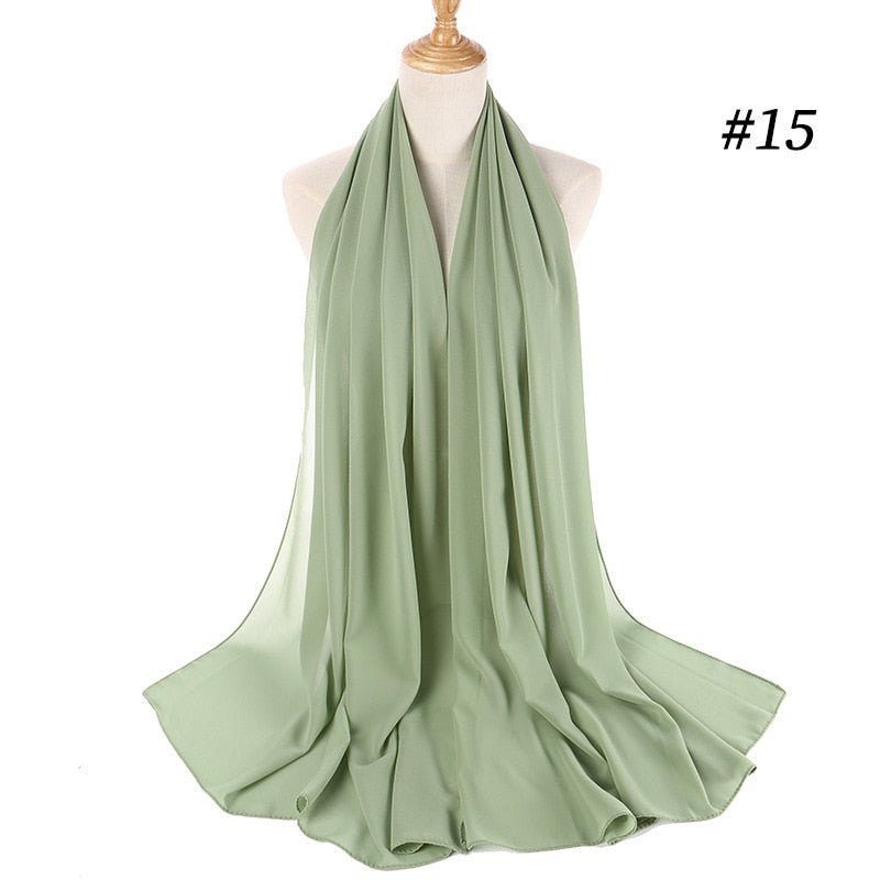 Chiffon Hijab Stirnband