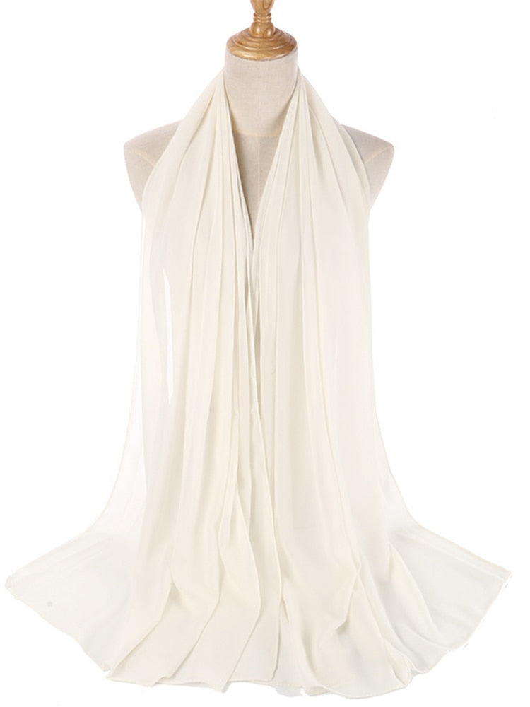 Chiffon Hijab Stirnband