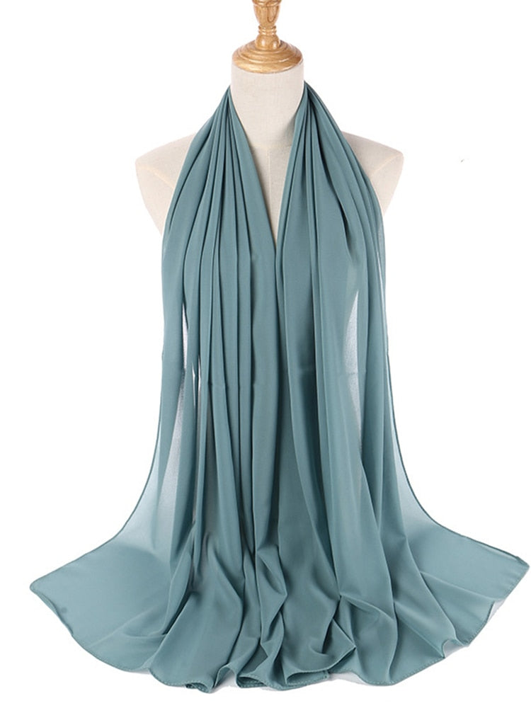 Chiffon Hijab Stirnband