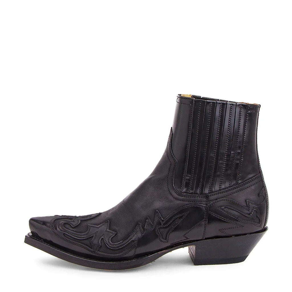 Damen Cowboystiefel Western-Stil Kunstleder 0