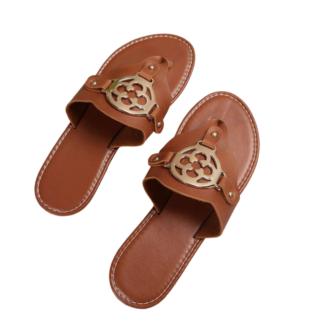 Damen Flache Sandalen Bequeme Design 0