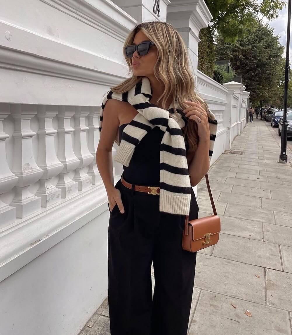 Damen Gürtel Verstellbar Leder Mit Goldakzent 6