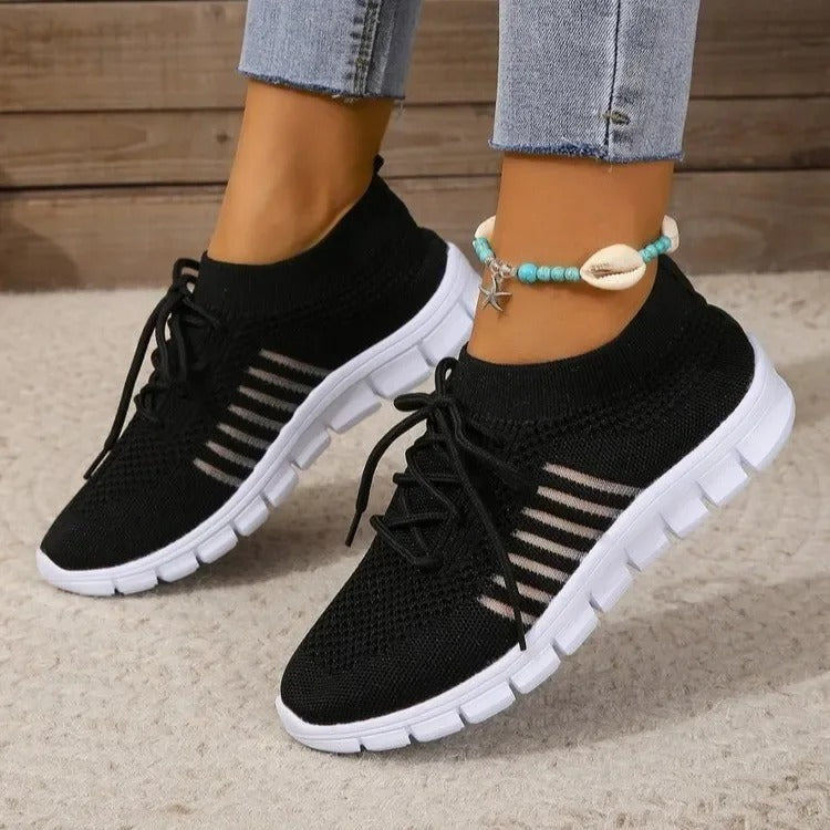 Damen Sneakers Sportlich Atmungsaktiv Mesh für Aktive Lebensstile 1