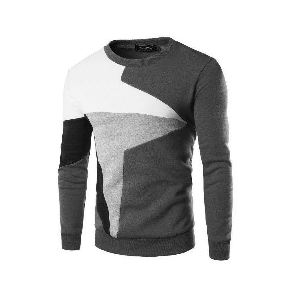 Herren Sweatshirt Mit Rundhalsausschnitt