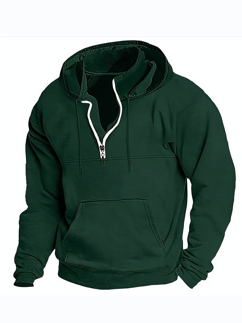Variant image for Herren Kapuzenpullover Lässig Baumwolle mit Kängurutasche-8