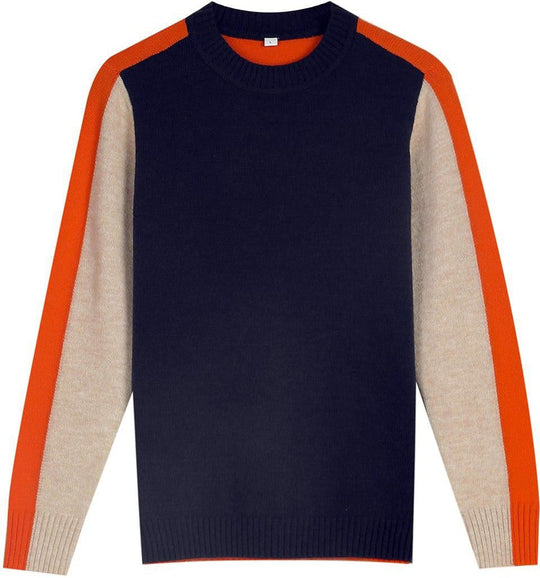 Damenpullover Retro-Streifen Baumwolle für Alltag und Freizeit 6