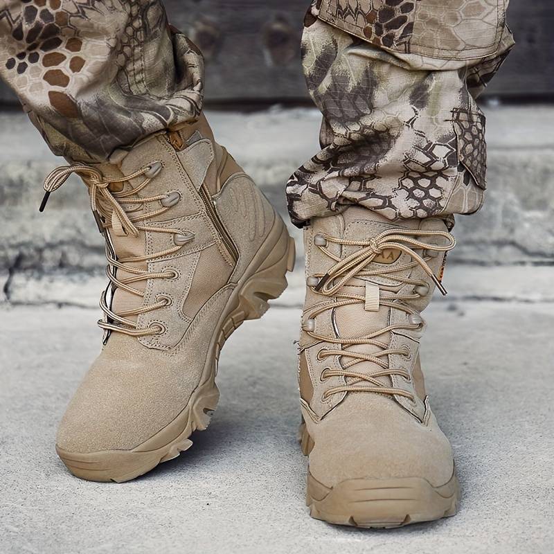 Variant image for Herren Arbeitsstiefel Outdoor Strapazierfähig Leder Bequeme Passform-7