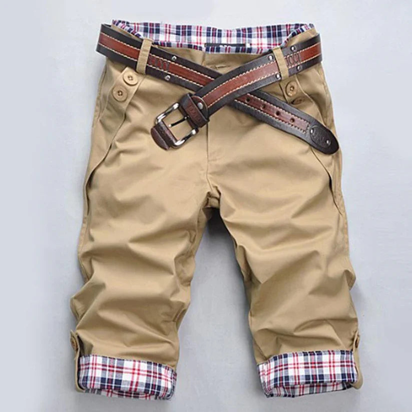 Variant image for Herren Cargo Shorts Bequemer Schnitt Praktische Taschen 100% Baumwolle-10