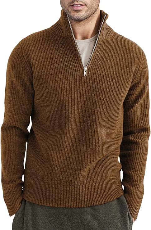 Variant image for Herrenpullover Zipper Italienisches Design Baumwollmischung-49