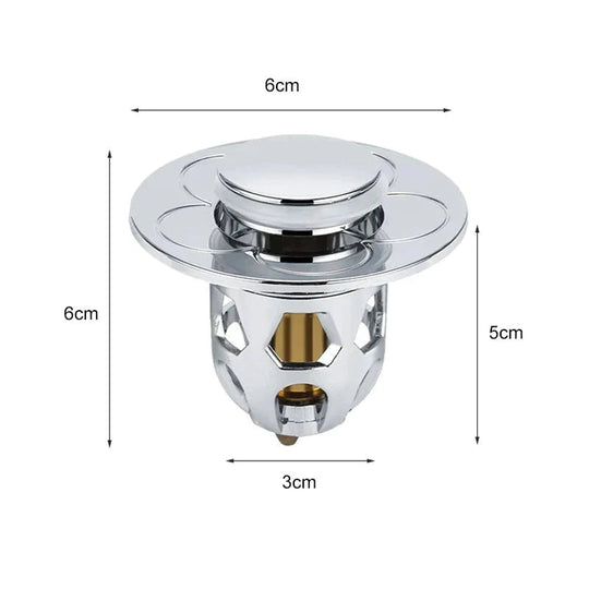 Abflussfilter für Waschbecken und Badewanne mit Universeller Passform 8