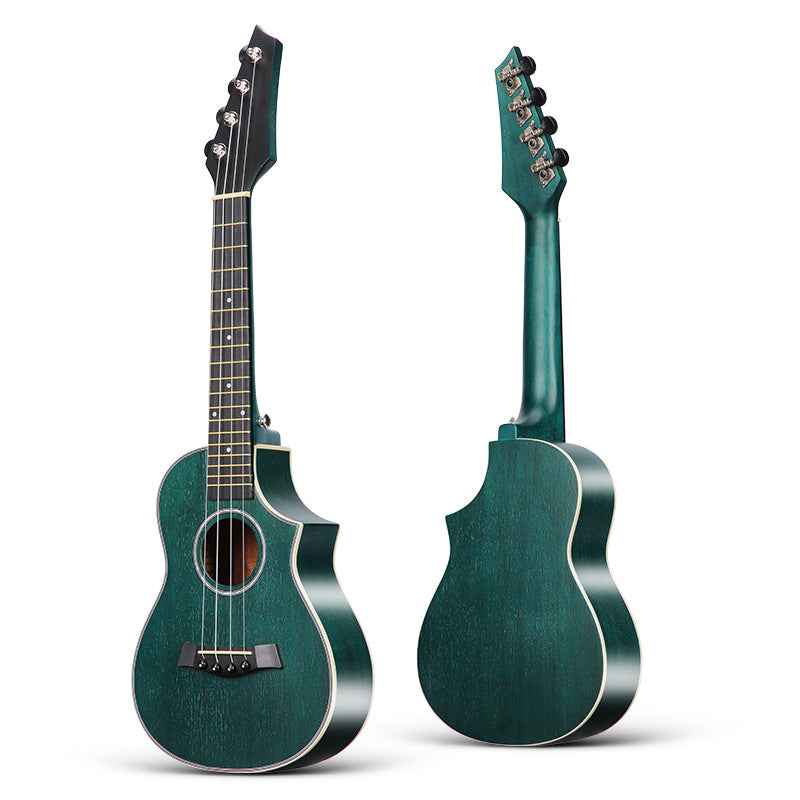 Akustische Ukulele für Damen und Herren mit Stimmgerät und Gigbag kaufen 0