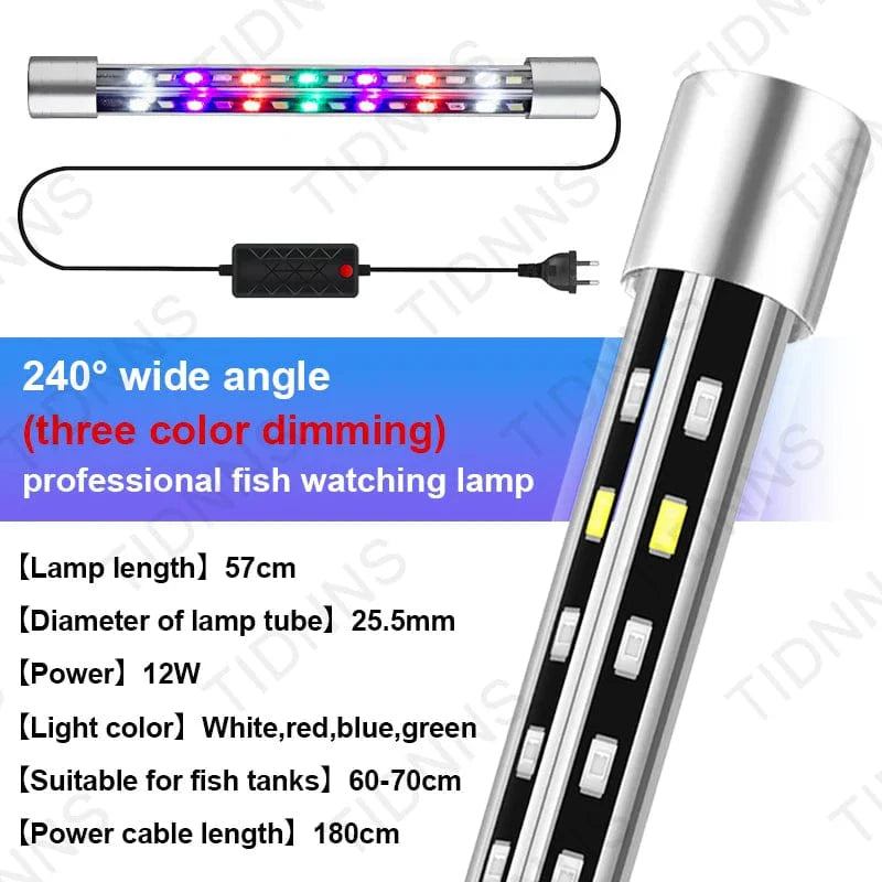 Aquarium Lampe LED für Pflanzenwachstum, Wasserdicht, Clip-On, Verschiedene Lichtfarben, 22-57 cm 8