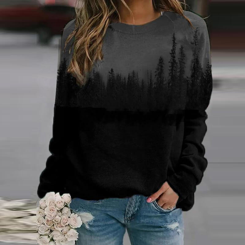 Bedruckte Pullover-Sweatshirts Von Mountain