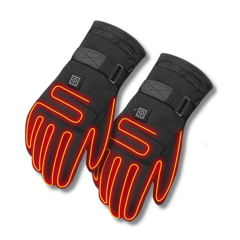 Beheizbare Handschuhe Damen Wasserdicht Touchscreen-kompatibel für Outdoor-Aktivitäten 2