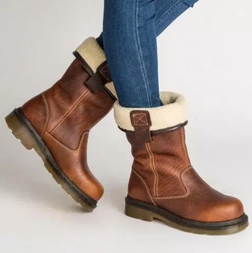 Damen Winterstiefel Warme Winterschuhe Bequem Hochwertiges Material-2