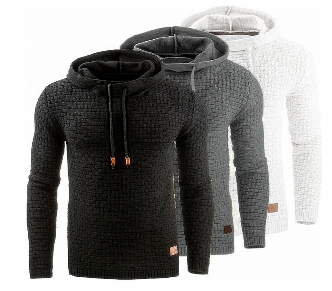 Herren Hoodie Bequem Modern Baumwolle 80% Polyester-1