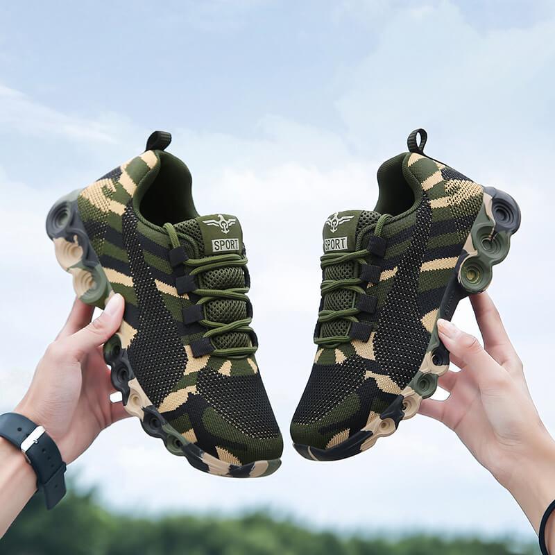 Camouflage Atmungsaktive Turnschuhe