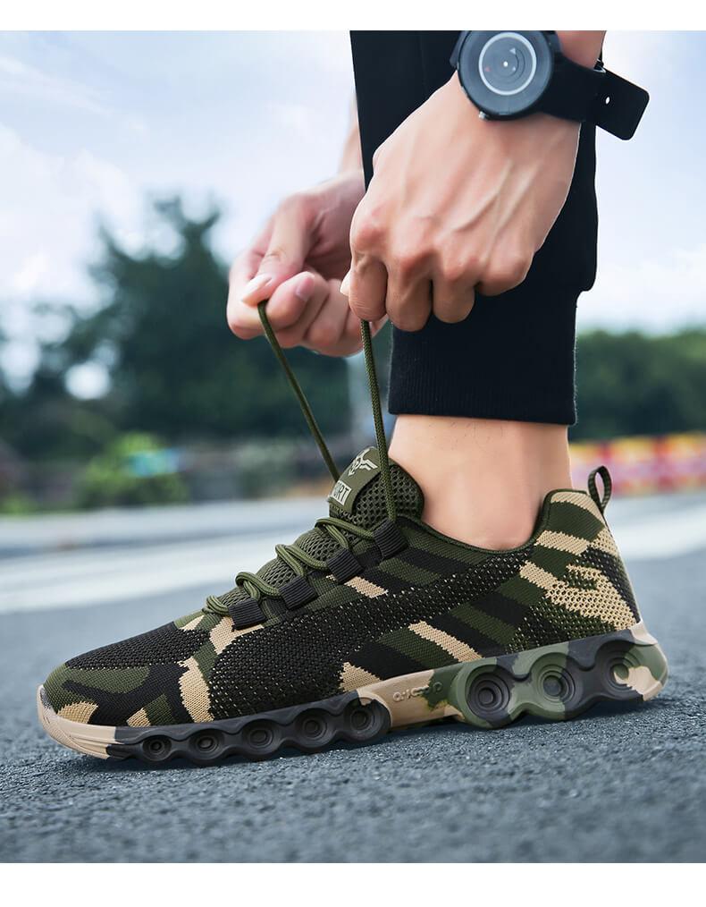 Camouflage Atmungsaktive Turnschuhe