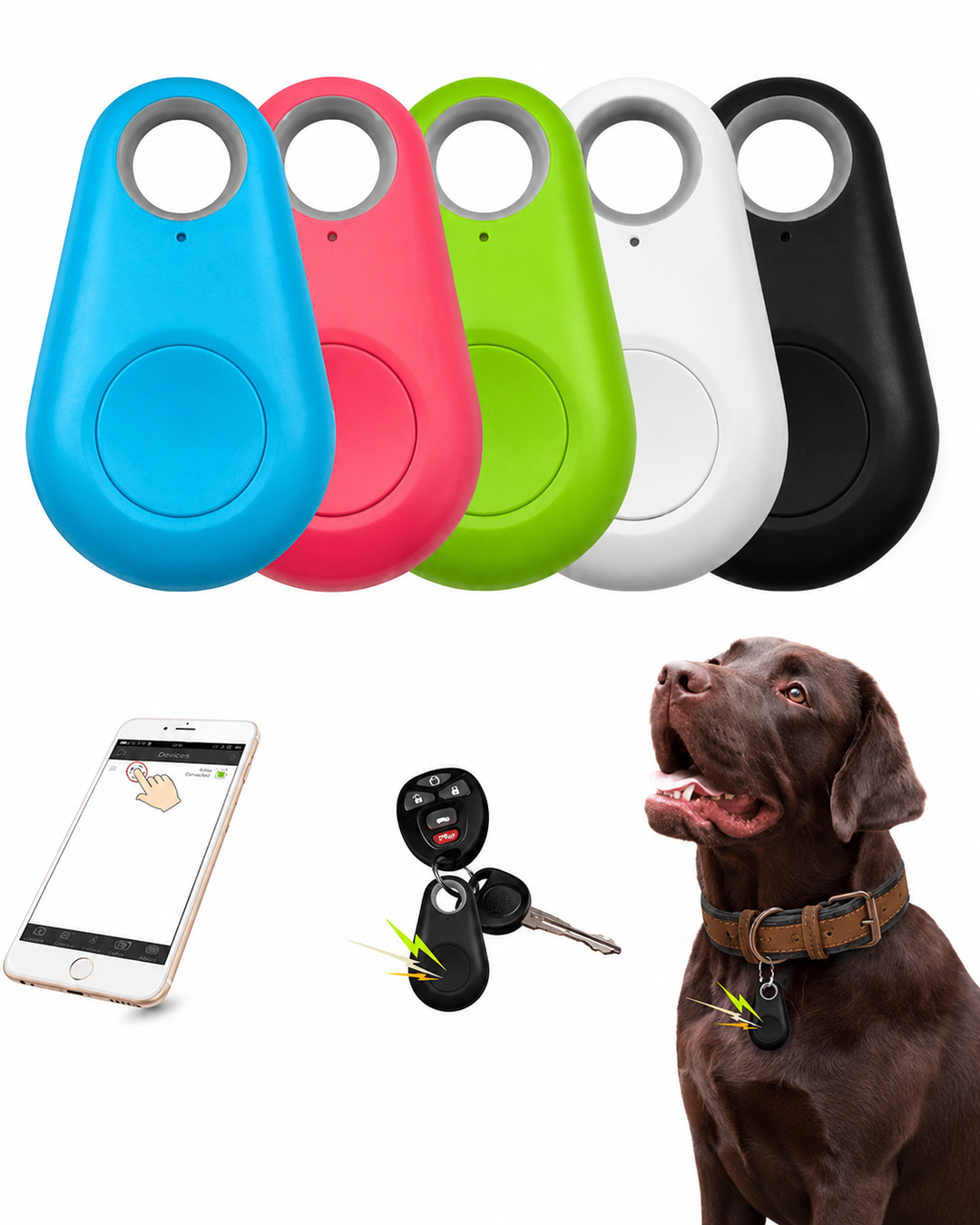 GPS Tracker Für Hunde Kompakt Mit Echtzeit-Ortung