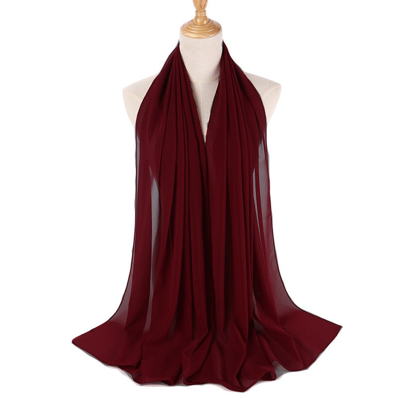 Chiffon Hijab Stirnband