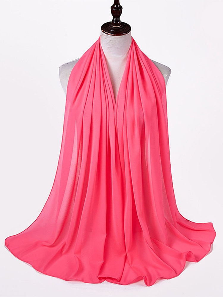 Chiffon Hijab Stirnband