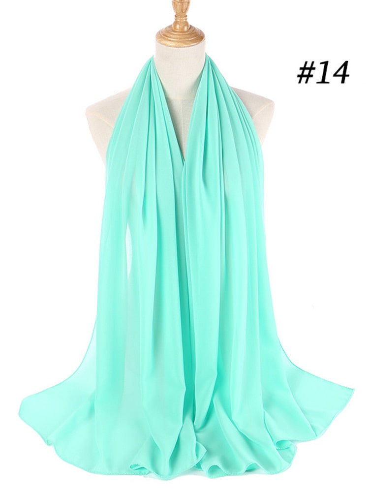 Chiffon Hijab Stirnband