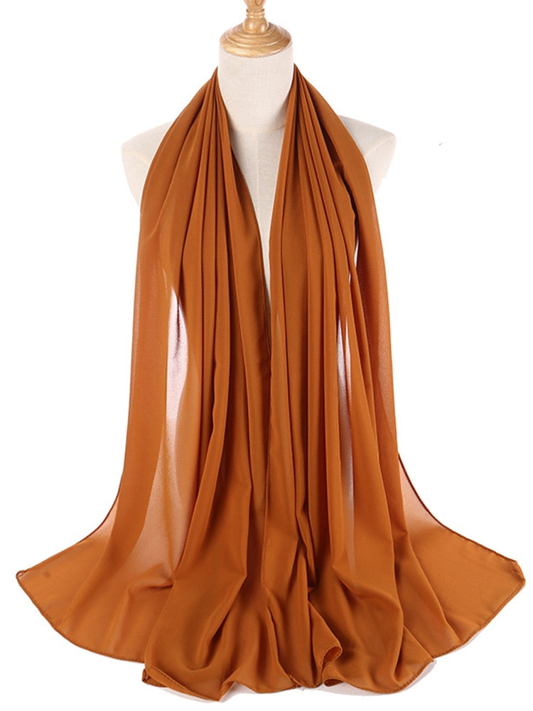 Chiffon Hijab Stirnband