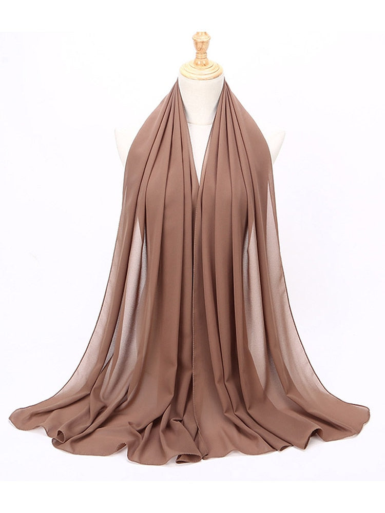 Chiffon Hijab Stirnband