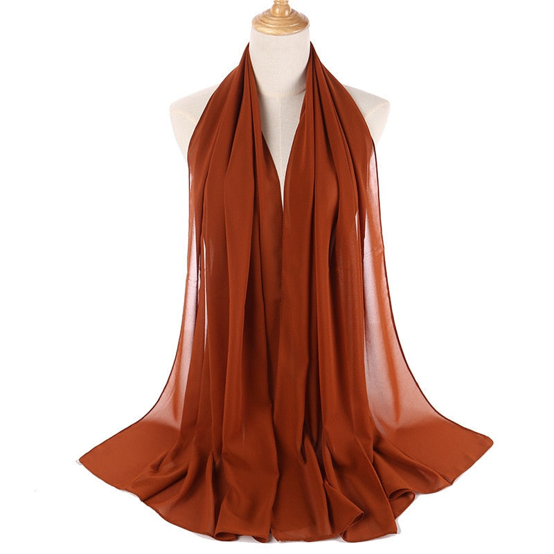 Chiffon Hijab Stirnband