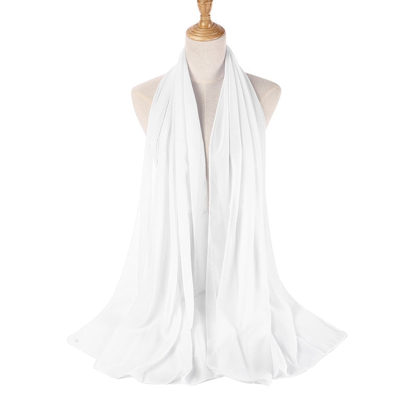 Chiffon Hijab Stirnband