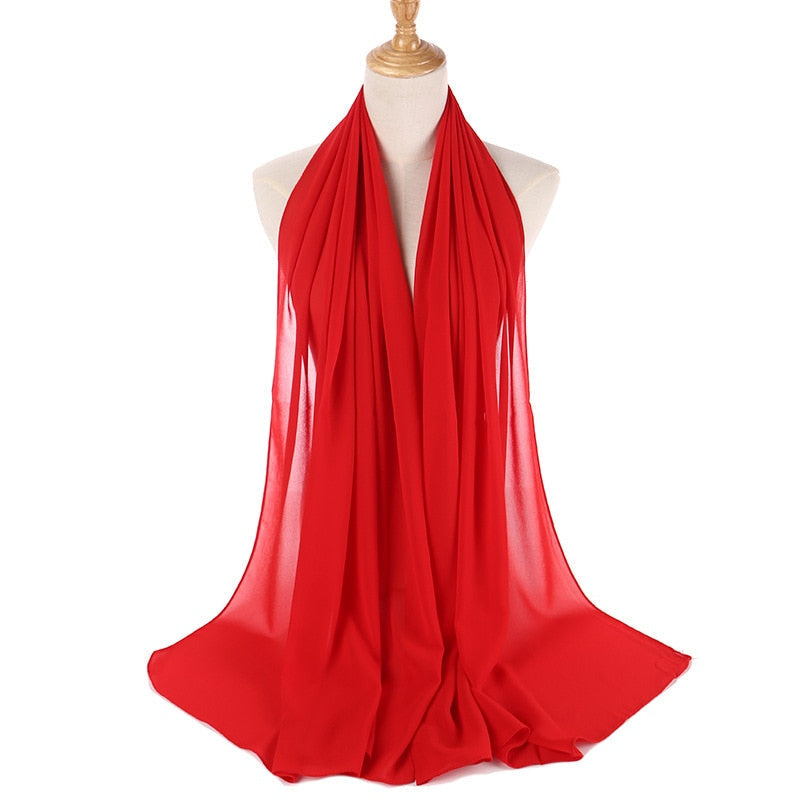 Chiffon Hijab Stirnband