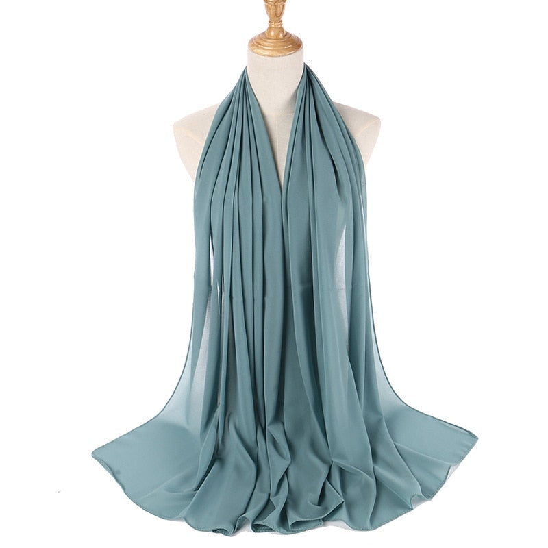 Chiffon Hijab Stirnband