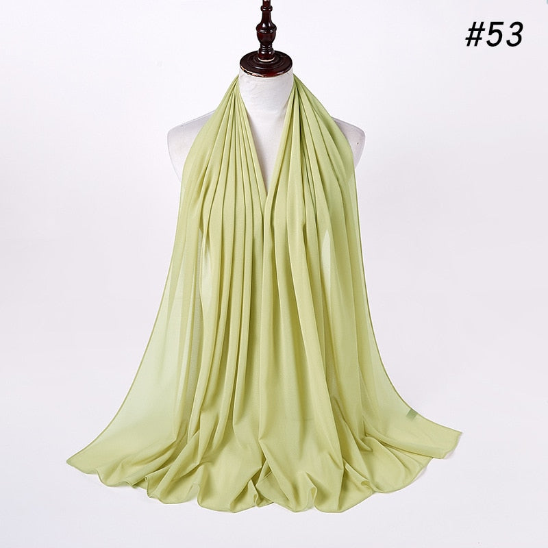 Chiffon Hijab Stirnband