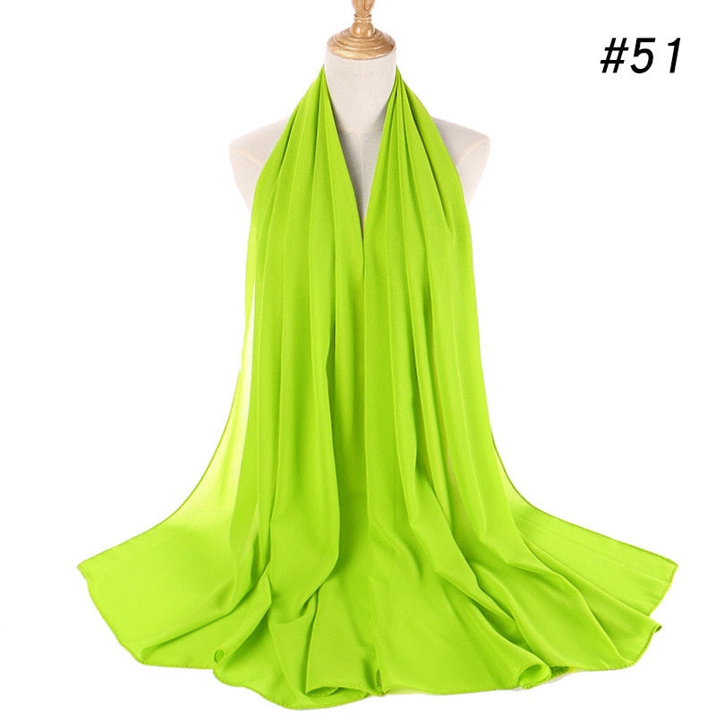 Chiffon Hijab Stirnband