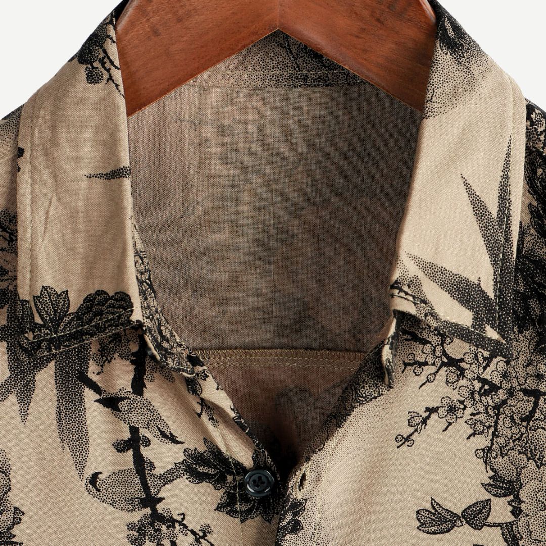 Damen Bluse mit Vintage-Blütenmuster aus leichtem Material 2