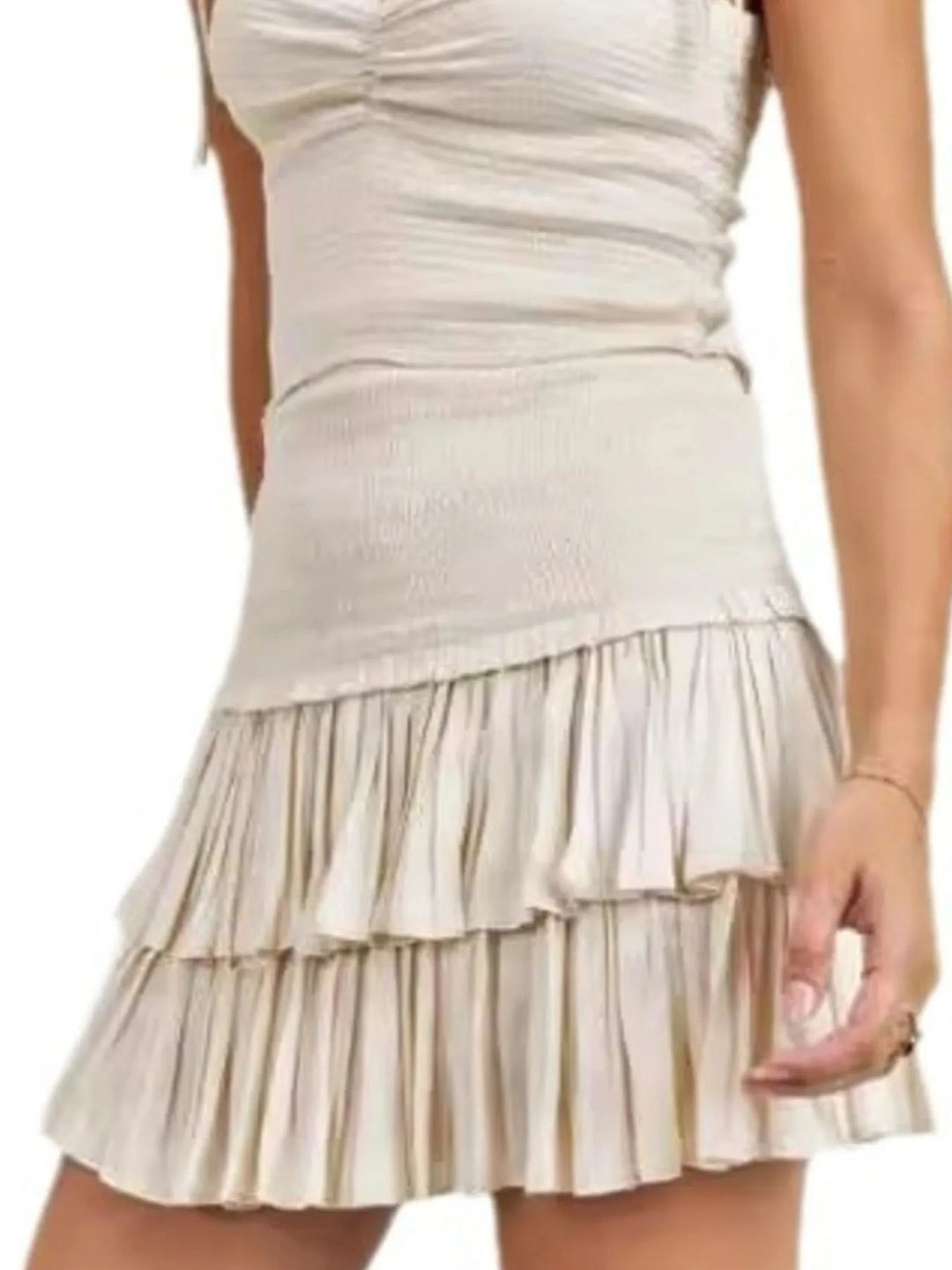 Damen Cami und Rock Set mit Herz-Ausschnitt 2