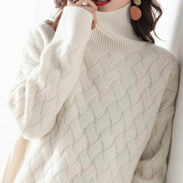 Damen Cashmere Pullover Elegante Zeitlose Mode 0