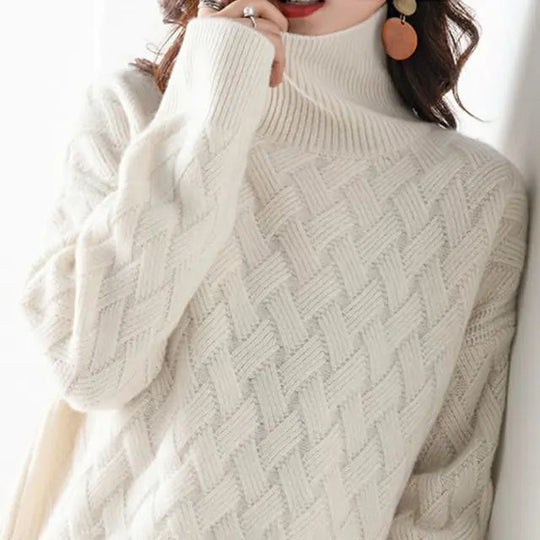 Damen Cashmere Pullover Elegante Zeitlose Mode 0