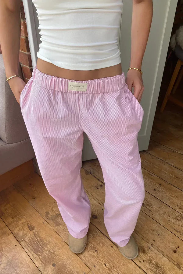 Damen Casual Hose Bequeme Passform 4