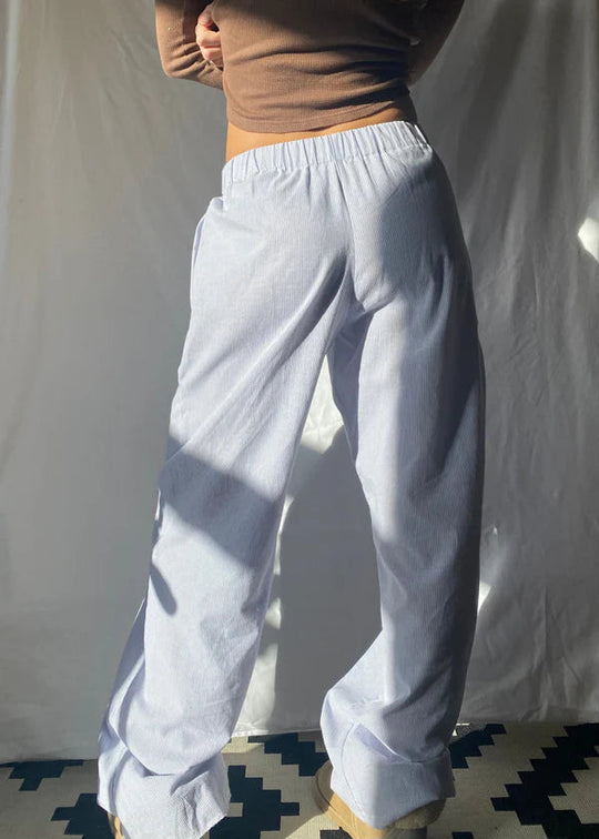 Damen Casual Hose Bequeme Passform 7