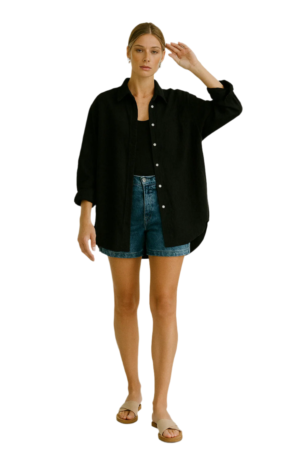 Damen Casual Shirt mit Alziendem Auge 0