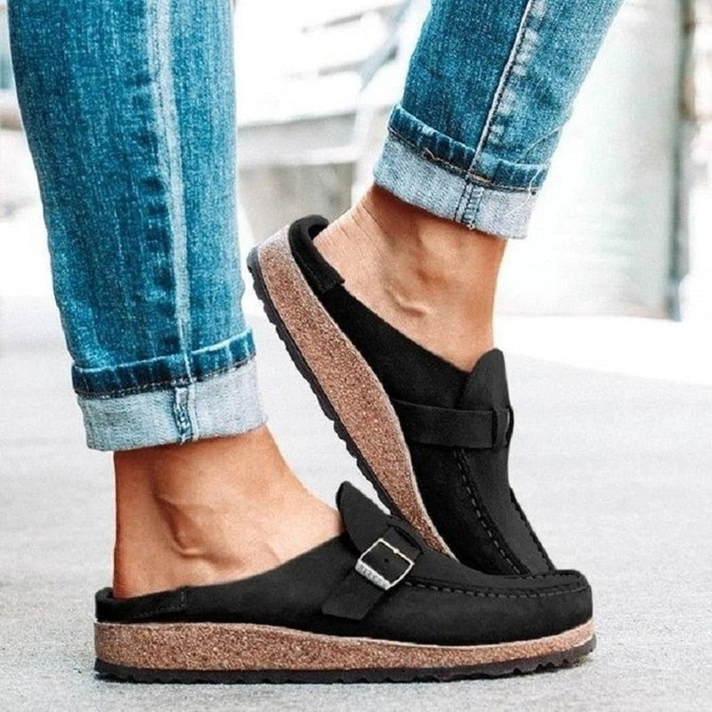Damen Clogs Bequeme Alltagsschuhe Synthetik für Drinnen und Draußen 4
