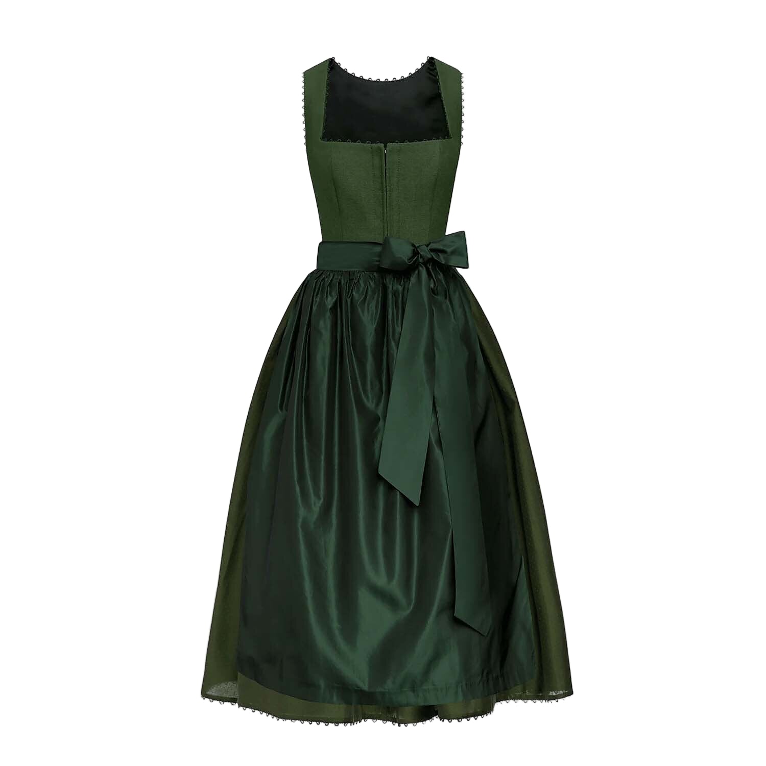 Damen Dirndlkleid Traditionelles Ärmelloses Design Günstige Baumwolle 1