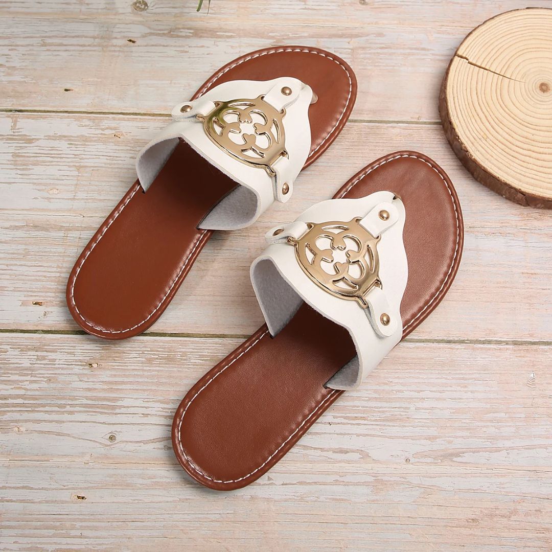 Damen Flache Sandalen Bequeme Design 2