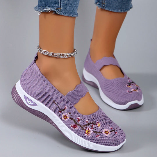 Damen Flache Schuhe aus atmungsaktivem Mesh für den Sommer 2