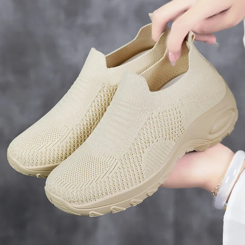 Damen Freizeitschuhe Atmungsaktive Mesh-Design 0