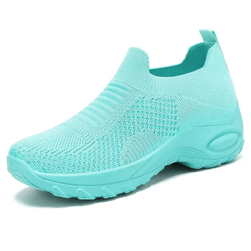 Damen Freizeitschuhe Atmungsaktive Mesh-Design 7
