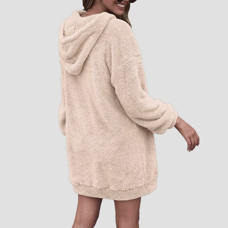 Damen Hoodie Fluffball Weich Polyester für Komfort und Stil 6