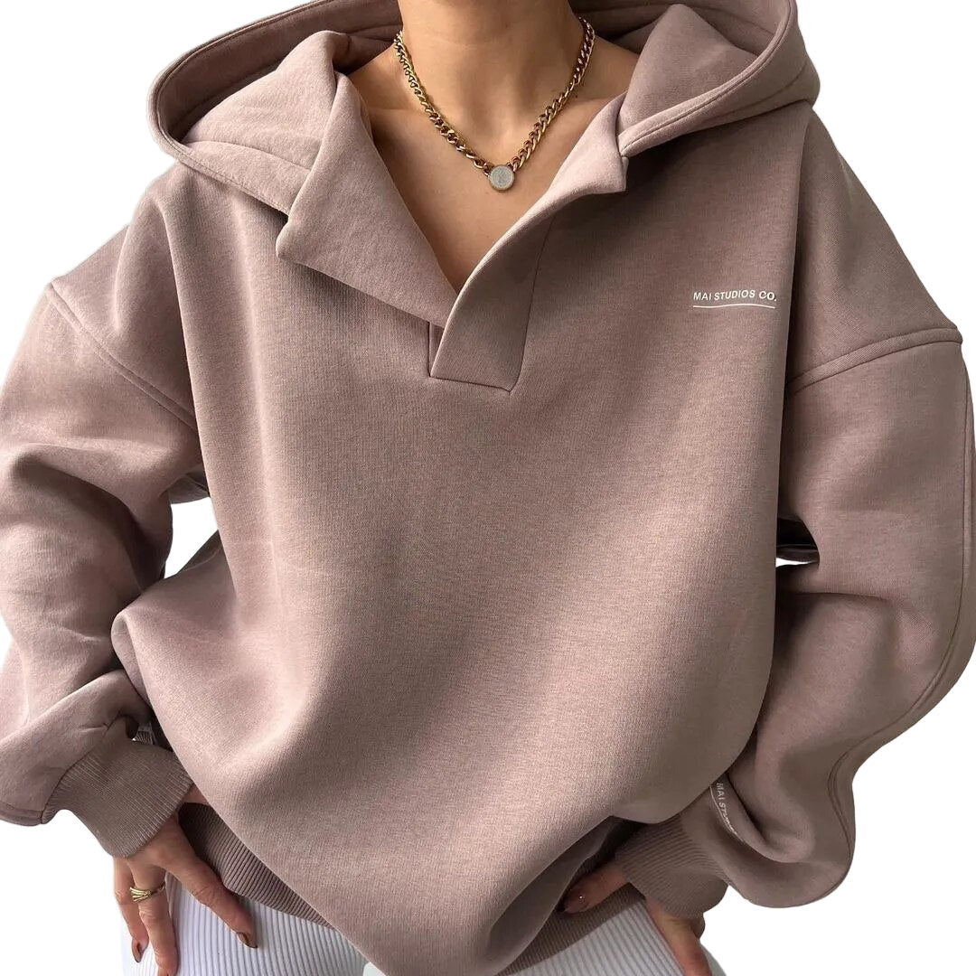 Damen Kapuzenpullover Lässig Winter Stil 0